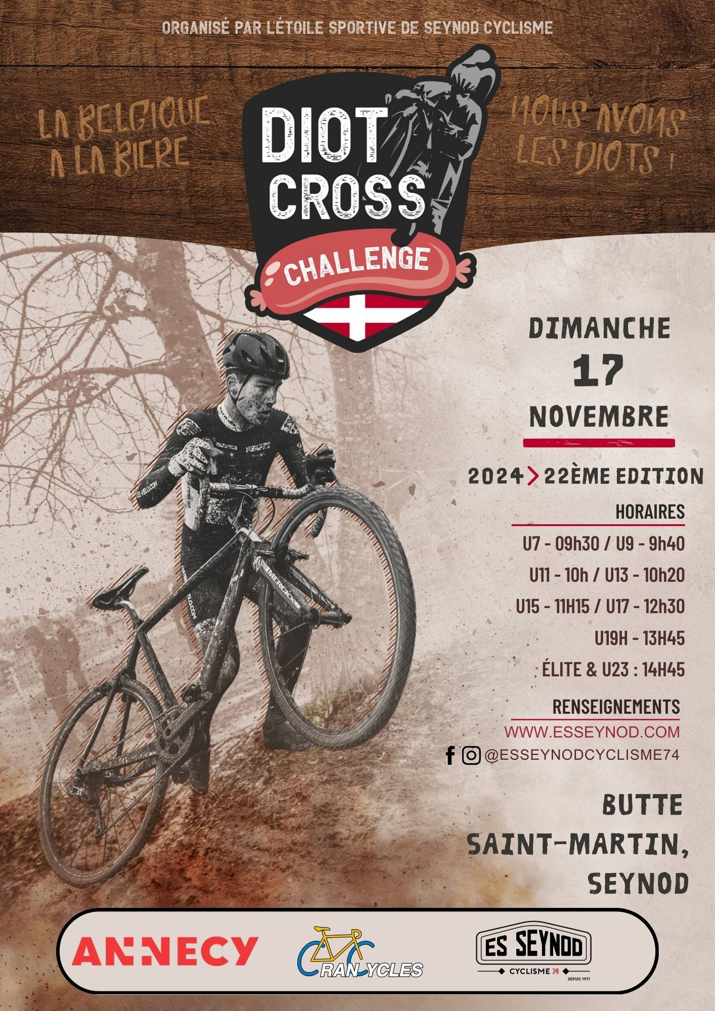 Affiche Diot Cross 2024